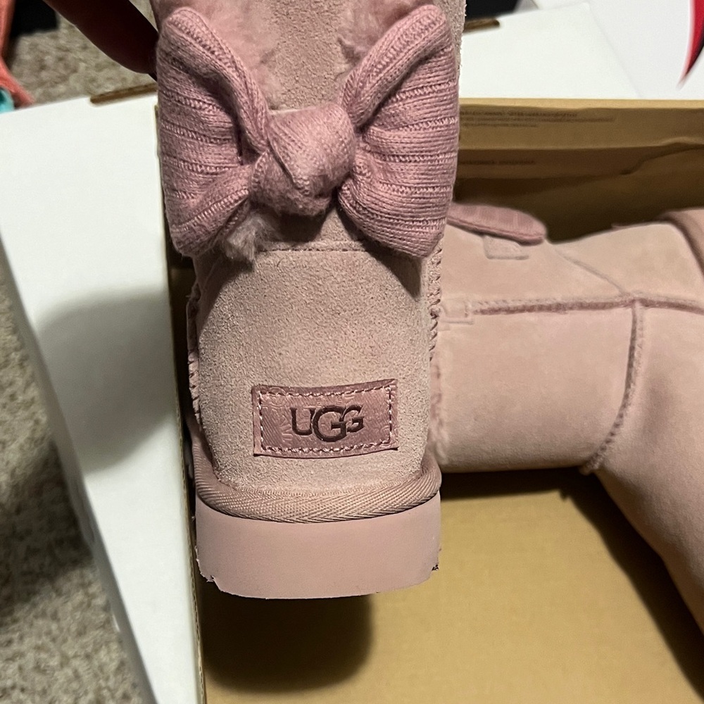 UGG Pink Ankle Boots - Picture 3 of 3